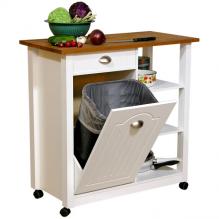 Butcher Block Bin Dbl Wide w/pantry