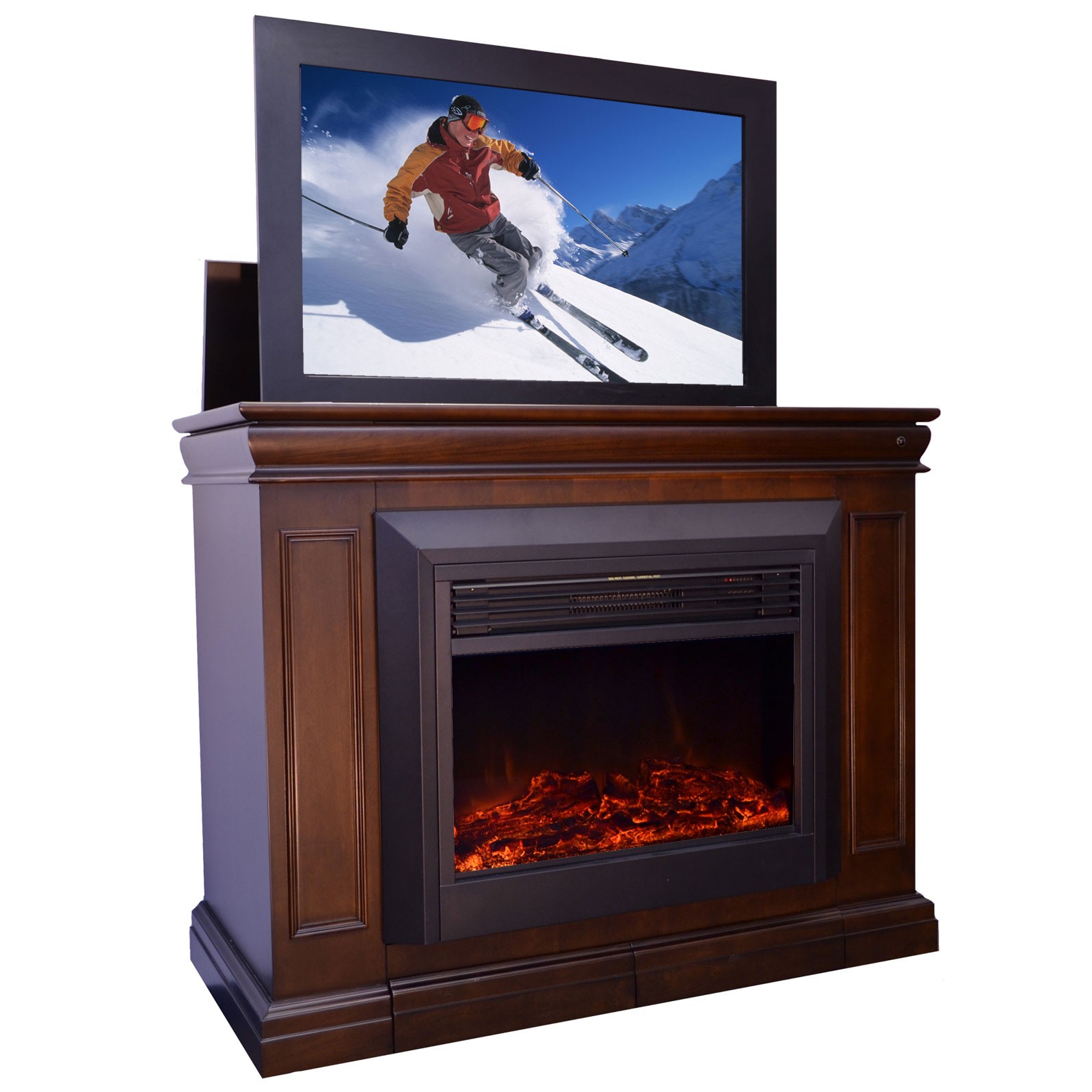 Conestoga Electric Fireplace TV Lift Cabinet Conestoga Electric Fireplace TV Lift Cabinet - Touchstone - 71080
