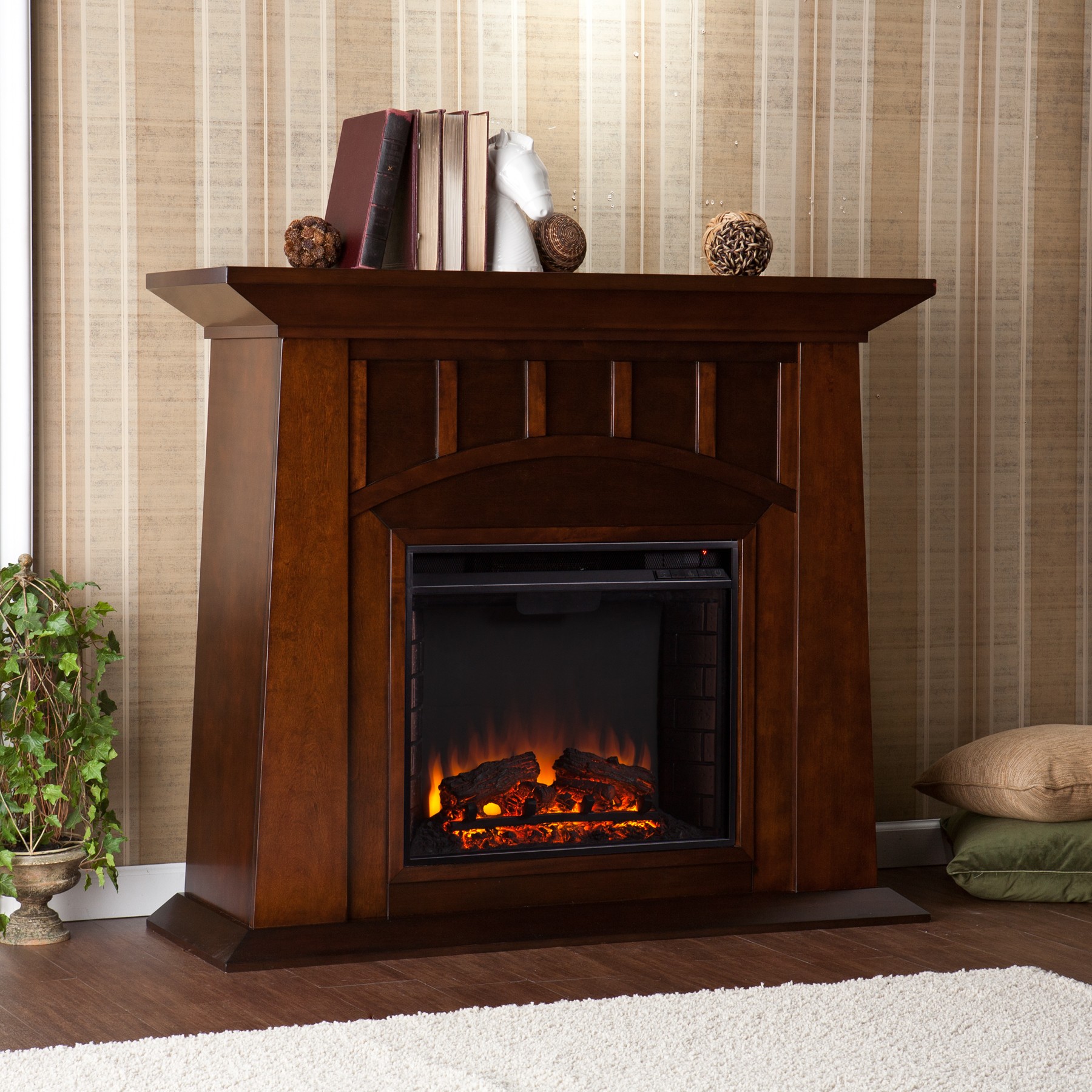 Lowery Electric Fireplace - Espresso