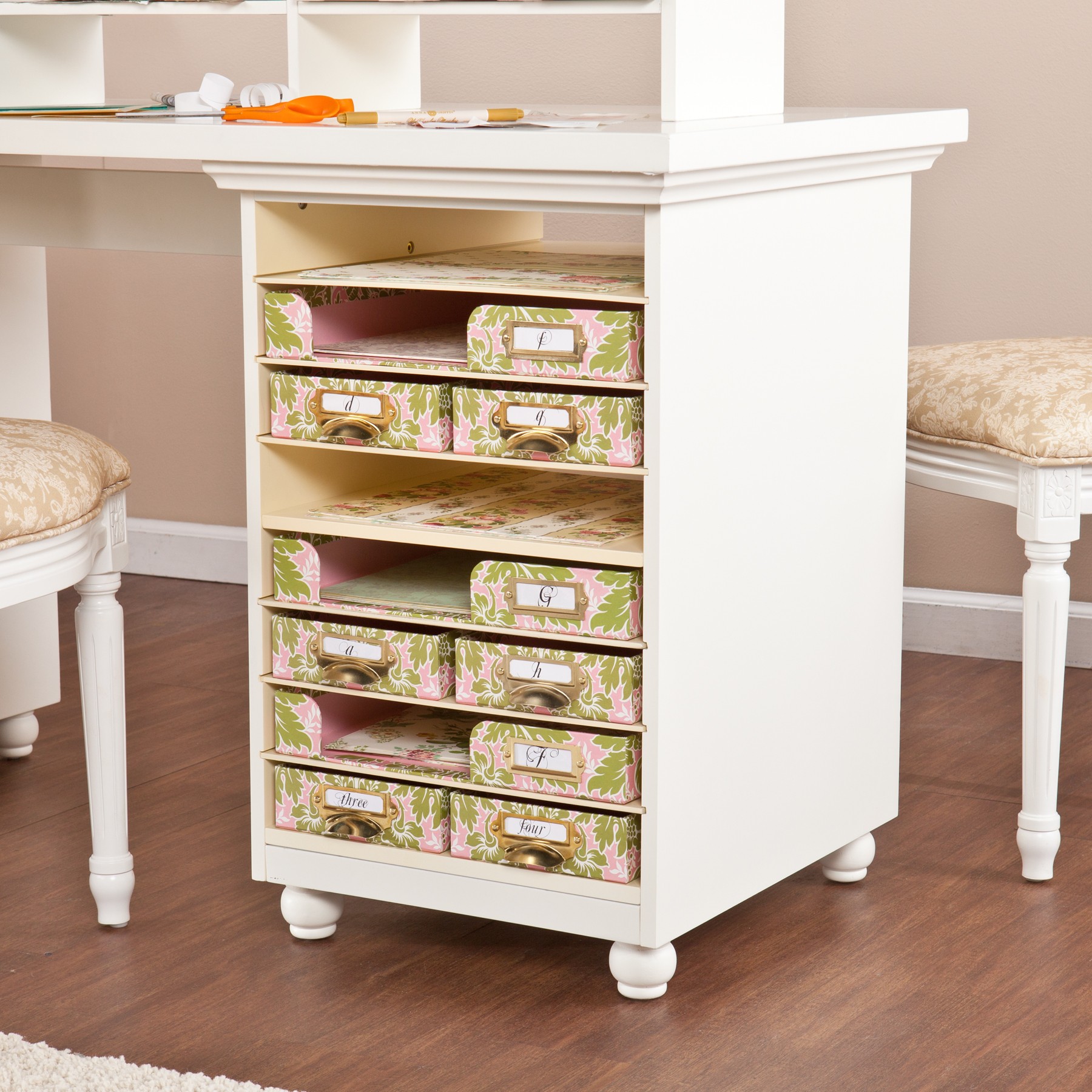 Anna Griffin Craft Room Paper Bin Storage Organizer