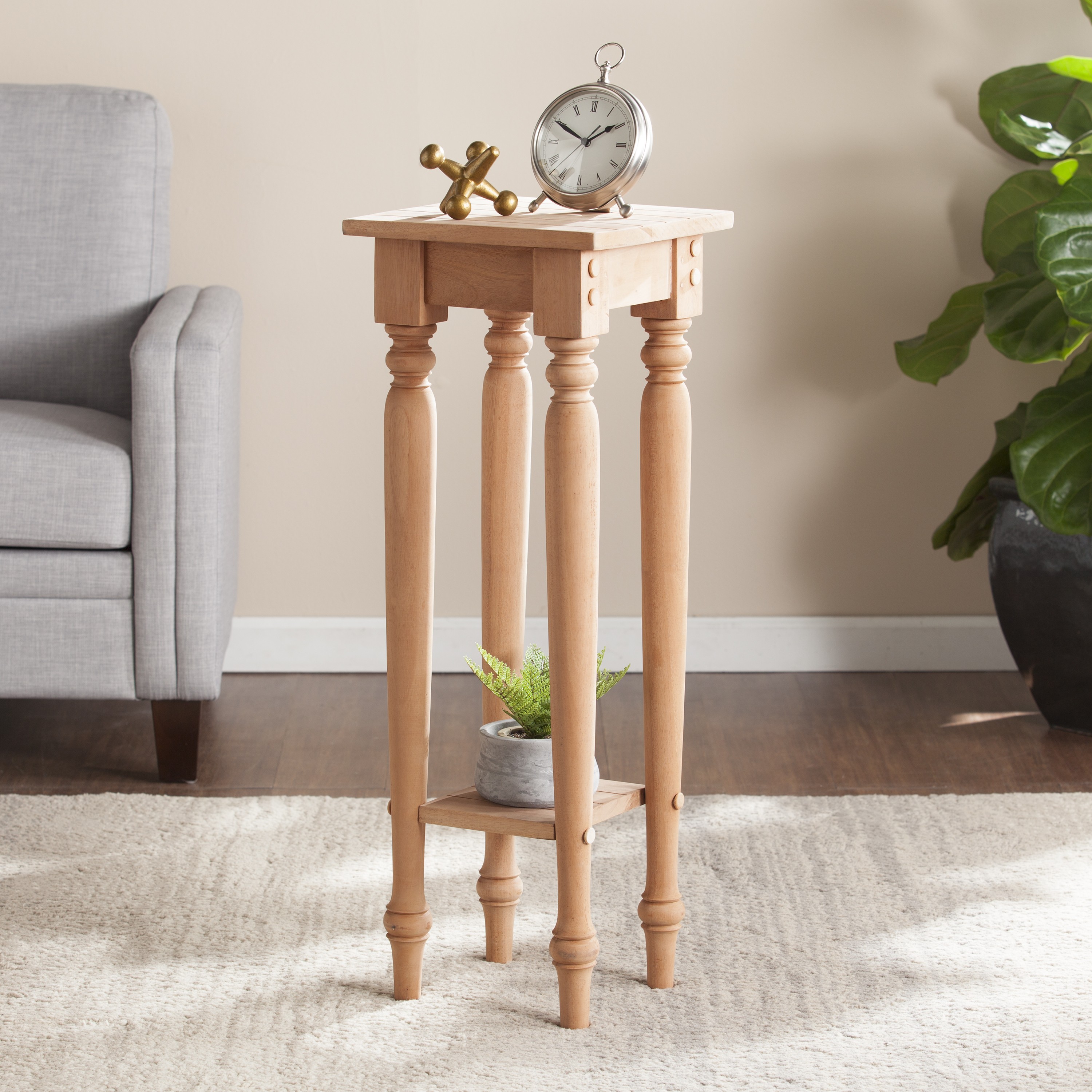 Harwich Unfinished Wood Accent Table Southern Enterprises Inc Home End Tables Harwich Unfinished Wood Accent Table