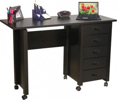 Mobile Desk & Craft Table  black