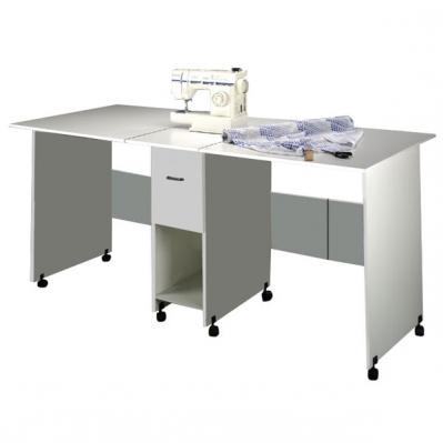 Craft Table with Drawer white