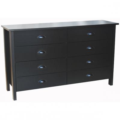 8 Drawer Nouvelle  Dresser  black