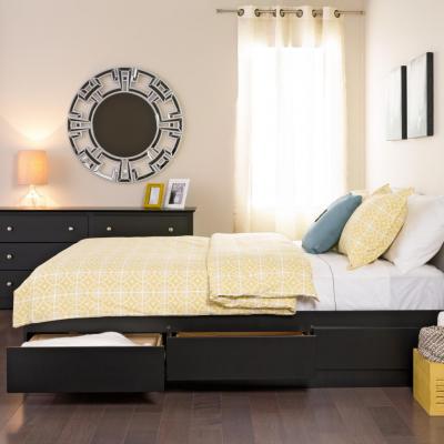 Full / Double 6 drawer Platform Storage Bed