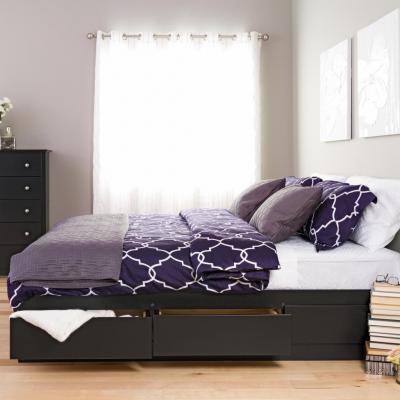 King 6 drawer Platform Storage Bed