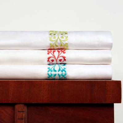 Bamboo Embroidered Sheet Set