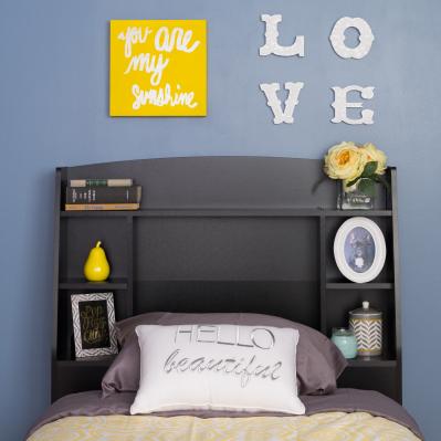 Astrid Twin Headboard, Black