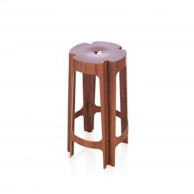 Bloom Barstool - Walnut