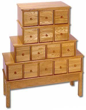 Distinctive Apothecary Style Storage Cabinet