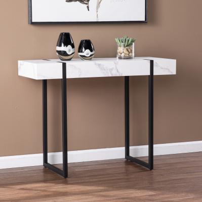 Rangley Modern Faux Marble Console Table