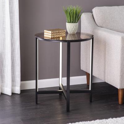 Sandrille Round End Table w/ LED Lighting