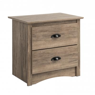 Salt Spring 2-Drawer Nightstand, Drifted Gray