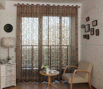 Window Sheer Curtains Panel, Barcelona