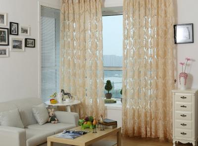 Dolce Mela - Rome - Sheer Curtain Panel - Light Gold