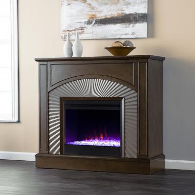 Billingsdon Freestanding Color Changing Fireplace