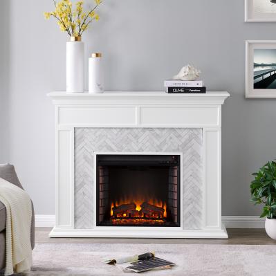 Torlington Marble Tiled Fireplace