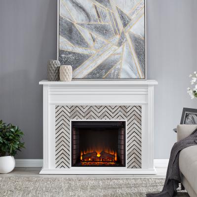 Hebbington Tiled Marble Fireplace