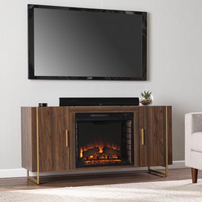 Dashton Electric Fireplace w/ Media Storage