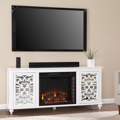 Maldina Electric Fireplace w/ Media Storage