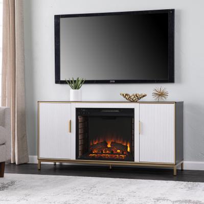 Daltaire Electric Fireplace w/ Media Storage