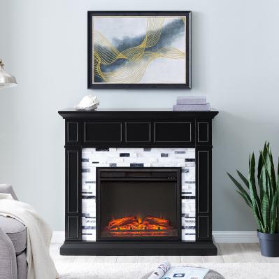 Drovling Marble Base Electric Fireplace