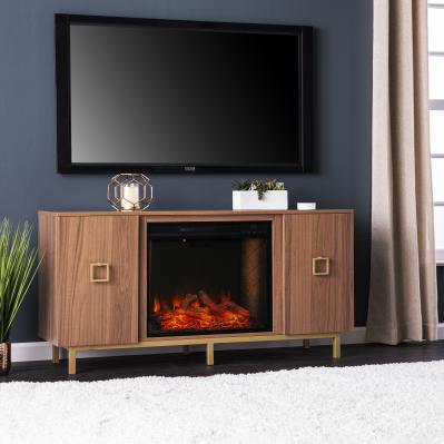 Yorkville Smart Fireplace w/ Media Storage