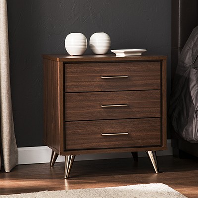 Oren Modern Bedside Table w/ Drawers