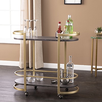 Otsento Rolling Bar Cart