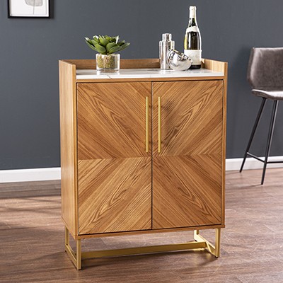 Trilken Bar Cabinet w/ Wine Storage