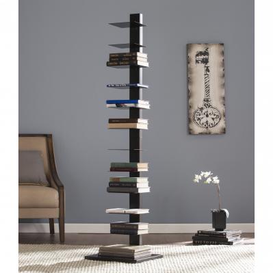 Stewartby Spine Tower Shelf - Black