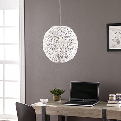 Alakesh Round Woven Pendant Shade