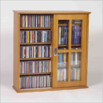 Sliding Door Mission-Style Media Cabinet