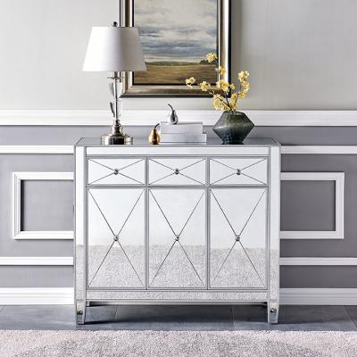 Mirage 3-Door Mirrored Cabinet