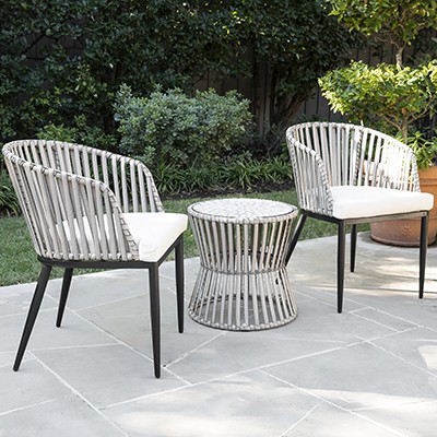 Melilani Wicker Outdoor Collection - 3pc Set