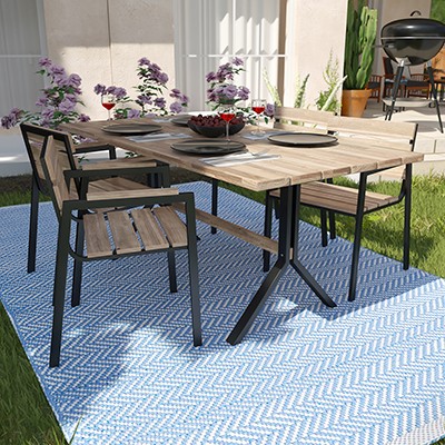 Standlake Outdoor Dining Set - 5pc