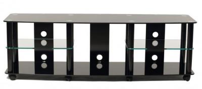 TV Stand With 5 Audio Video Component Shelves