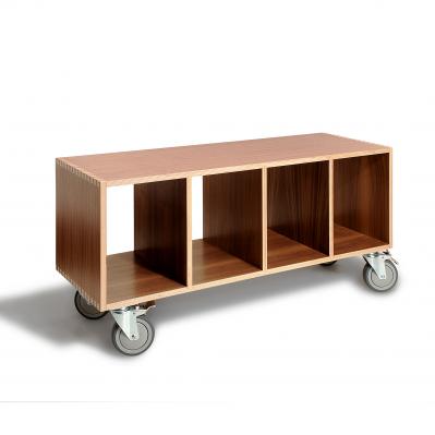 BBox4 - Walnut with casters