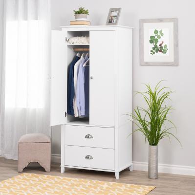 Yaletown White Armoire