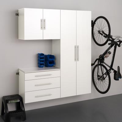 HangUps 72 in. H x 60 in. W x 16 in. D Wall Mounted Storage Cabinet Set B