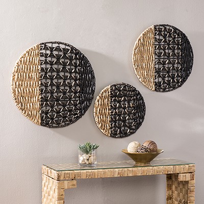 Mable Woven Wall Decor- 3pc Set