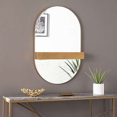 Melston Decorative Mirror w/ Storage