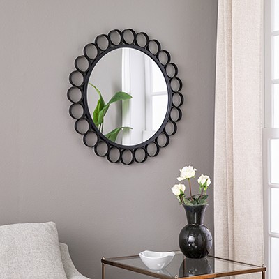 Abdella Round Decorative Mirror