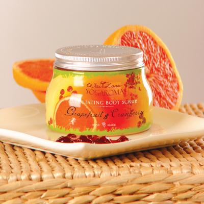 Exfoliating Body Scrub, Grapefruit & Cranberry