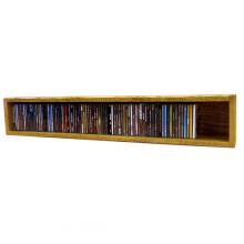 Solid Oak Desktop Or Shelf Cd Cabinet