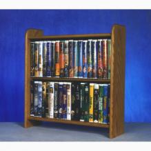 Solid Oak Cabinet For DVD'S, Vhs Tapes, Books And More