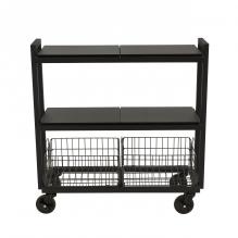 Cart - 3 Tier Wide Collection / Black