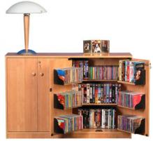 Double Multimedia TV Cabinet  oak