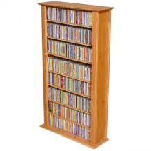 Media Storage Tower-Regular Single oak