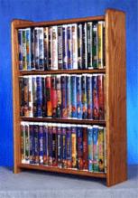 Solid Oak Cabinet For DVD'S, Vhs Tapes, Books And More